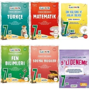 Okyanus Yayınları 7. Sınıf Classmate Full Soru Bankası Set+7. Sınıf 5'li Deneme