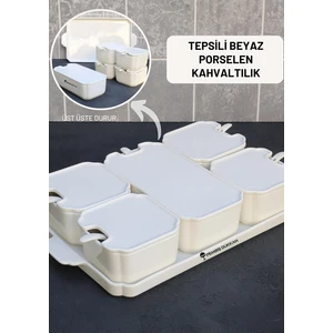 Porselen 5 Parça Kahvaltı Seti
