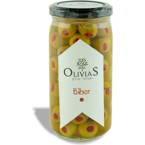 Biber Dolgulu Yeşil Zeytin 370 cc (200-220 Gr)