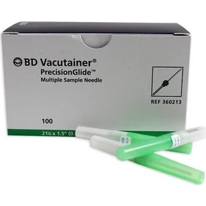 VACUTAİNER 21G*1.5 (0,8*38MM) YEŞİL KAN ALMA İĞNE UCU 100 ADET
