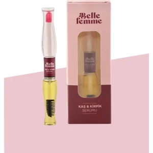 Belle Femme Kaş ve Kirpik Serumu 20 ml Provitamin B5 B3 A Vitaminli Besleyici Uzun Süreli Etki