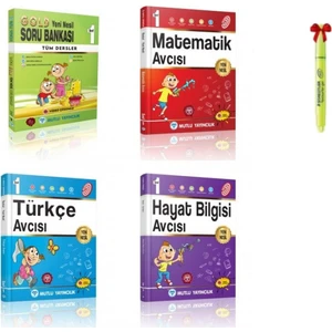 Mutlu Yayıncılık 1. Sınıf Tüm Dersler Matematik Türkçe Hayat Bilgisi Avcısı Set