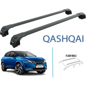 Nissan Qashqai J12 Suv Ara Atkısı Tavan Taşıyıcı 2021-- Siyah