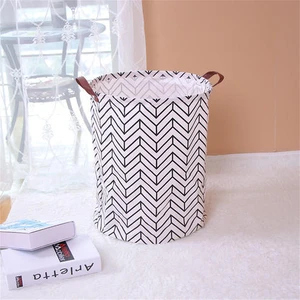 Pamuklu Çamaşır Sepeti Sağlıklı Malzeme Seçimi Nefes Alabilir Sonbahar Karşıtı ve Küf Kirli Çamaşır Sepeti (Yurt Dışından)