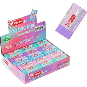 Silgi Soft Pastel Renkler 2B-30P 30 Adet