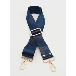 Angel Çanta Aksesuar Polyester Kolon 120X4 cm Lacivert Light Gold Metalli