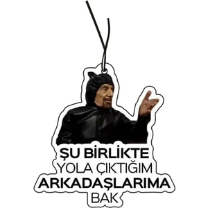 Jet Hızında Kolpaçino Sabri Abi Tasarımlı Dekoratif Otomobil Araç Kokusu