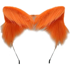 Situ Store Kedi Kulaklı Taç - Turuncu  (Yurt Dışından)