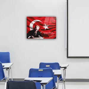 Cam Tablo | Atatürk Serisi | 4 | 30cm x 40cm