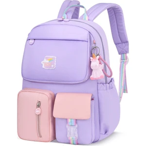 Situ Store Büyük Kapasiteli Çok Bölmeli Sırt Çantası - Mor  (Yurt Dışından)