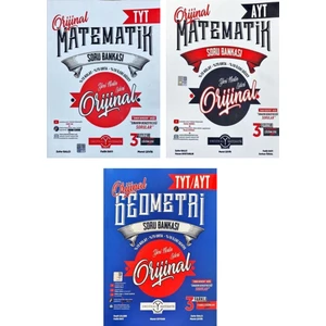 Orijinal Yayınları  2023 Matematik - Geometri 3'Lü Set