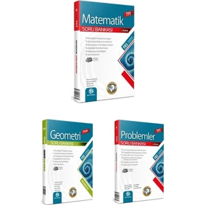 Bilgi Sarmal Yayınları 2023 TYT Matematik - Geometri - Problemler Soru Bankası 3'lü Set