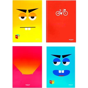 A4 60 Yaprak Karton Kapak Dikişli Defter 4 Kareli