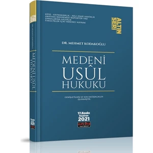 Medeni Usul Hukuku Konu Anlatımı Altın Seri - Mehmet Kodakoğlu 2022