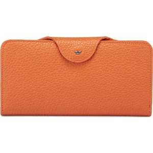 Turuncu Hakiki Deri Kadın Cüzdan - S1CB00005767-L7I
