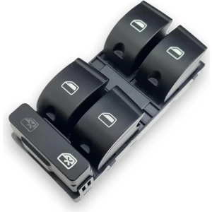 Audi A4 2005-2008 Sol Ön Kapı Cam Açma Düğmesi Takımı 8E0959851B