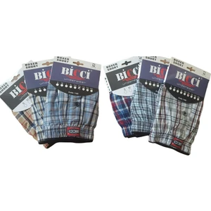 6 Adet Bicci Battal Poplin Boxer Külot Erkek