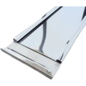 Krom Kaplı Parlak Metal Nikaljlı 2 Adet Yeni Nesil Plakalık
