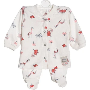 Zürafa Desen Bebek Pijama Takımı