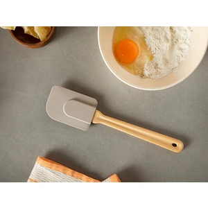 English Home Eddy Silikon Spatula 25 cm Koyu Bej