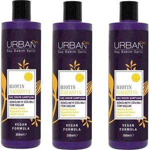 Urban Care Biotin Keratin Şampuan 330 ml 3'lü Set