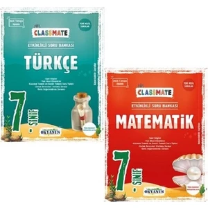 Okyanus Yayınları 7. Sınıf Classmate Matematik+Türkçe Soru Bankası Seti