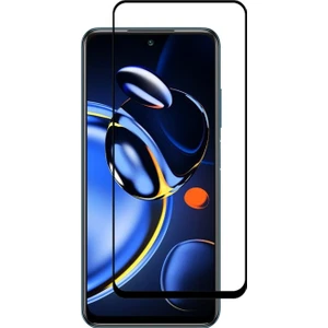 Xiaomi Redmi Note 11 Se Tam Kaplayan Çerçeveli Tempered Ekran Koruyucu - Siyah