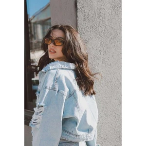 Vintage Siyah Turuncu Güneş Gözlüğü