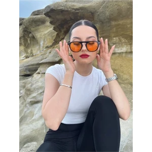 Unisex Relax Turuncu Güneş Gözlüğü
