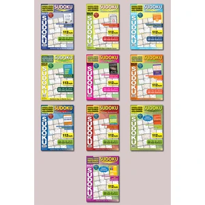 Bulmaca Sudoku 10'lu Set