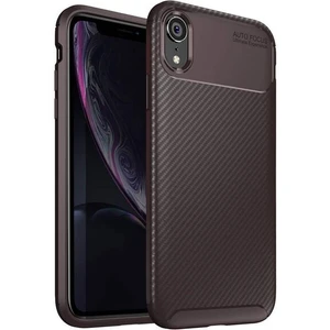 Apple iPhone Xr Karbon Görünüm Negro Silikon Kılıf + Ekran Koruyucu Nano