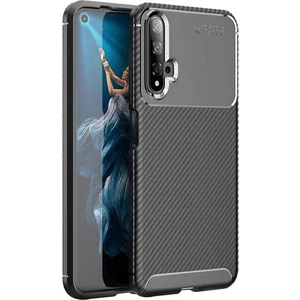 Huawei Nova 5t Karbon Görünüm Negro Silikon Kılıf