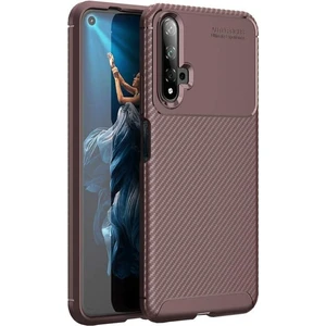 Huawei Nova 5t Karbon Görünüm Negro Silikon Kılıf