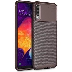 Samsung Galaxy A30S Karbon Görünüm Negro Silikon Kılıf