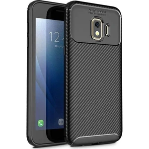 Samsung Galaxy J2 Core (SM-J260F) Karbon Görünüm Negro Silikon Kılıf