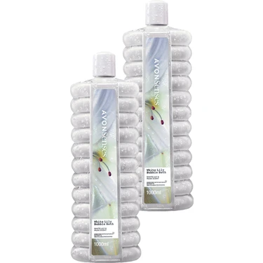 Avon White Lily Beyaz Zambak Banyo Köpüğü 1000 ml 2'li