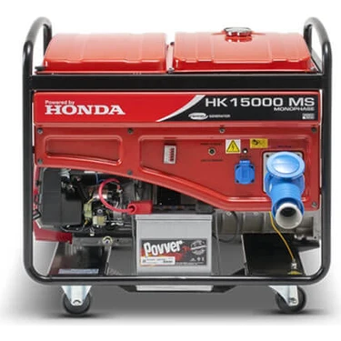 HONOHARU出品 Honda Hk 15000 Ms Benzinli Monofaze 15 Kva Marşlı Jeneratör Fiyatı