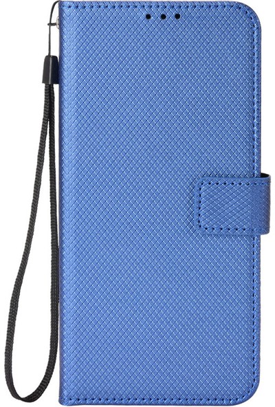 Shin-Wo Tecno Spark 9 Pro Için Deri Telefon Kılıfı - Mavi (Yurt Dışından)