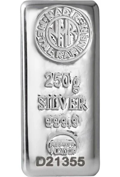 Tuğrul Kuyumculuk 250 Gram 999,9 Külçe Gümüş