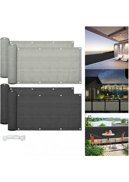 Balkon Emniyet Net Gizlilik Net Gölgelendirme Yelken Gölgelendirme Sun Net (Siyah) (Yurt Dışından) modelleri