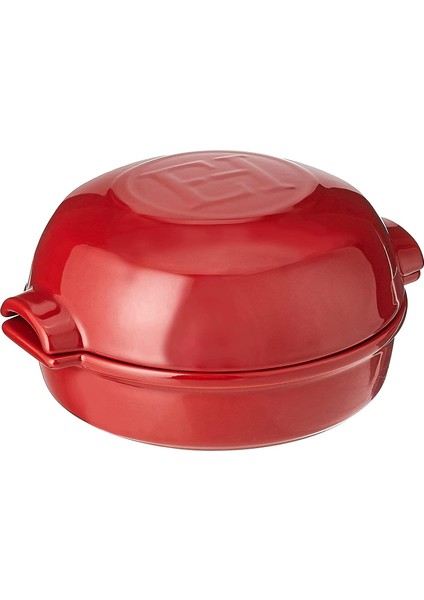 Peynir Eritme ve Fırın Kabı 20 cm Kırmızı /Burgundy