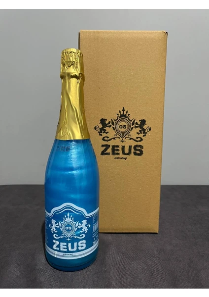 Os Zeus Alkolsüz Simli İçeçek Yaban Mersin & Ananas Aromalı İçecek 750 ml