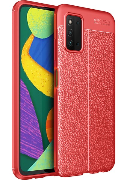 Samsung Galaxy A03S Kılıf Deri Desenli Lux Niss Silikon