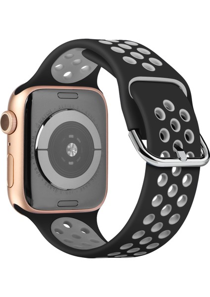 Apple Watch 7-6-Se-5-4-3-2 Seri (42/44/45) mm Uyumlu Ipeksi Yumuşak Spor Delikli Silikon Kordon fiyatları