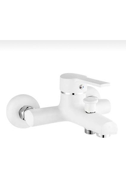 Beyaz Krom Banyo Bataryası Musluğu Çeşmesi