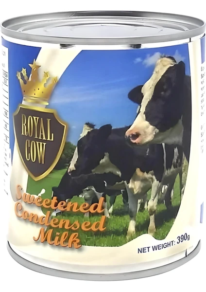 Royal Cow Yoğunlaştırılmış Süt 390 gr 10 Adet