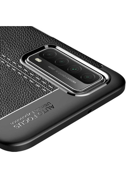 Huawei P Smart 2021 Kılıf Niss Silikon Deri Desen
