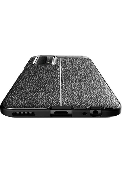 Huawei P Smart 2021 Kılıf Niss Silikon Deri Desen + Ekran Koruyucu fırsatları