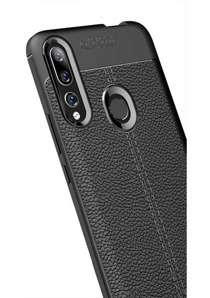 Huawei Y9 Prime 2019 Kılıf Niss Silikon Deri Desen