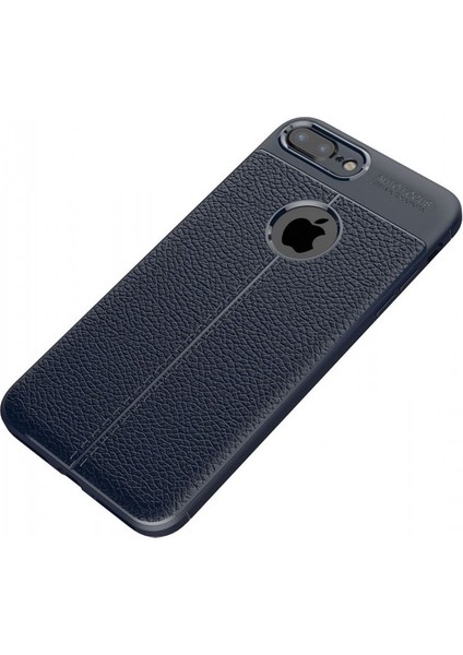 iPhone 8 Plus Kılıf Niss Derili Silikon Lacivert fiyatları